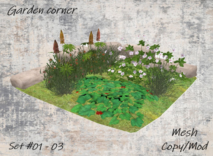 GARDEN corner SET #01 03