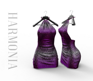 Purple Glitter Precious Dress LaraX