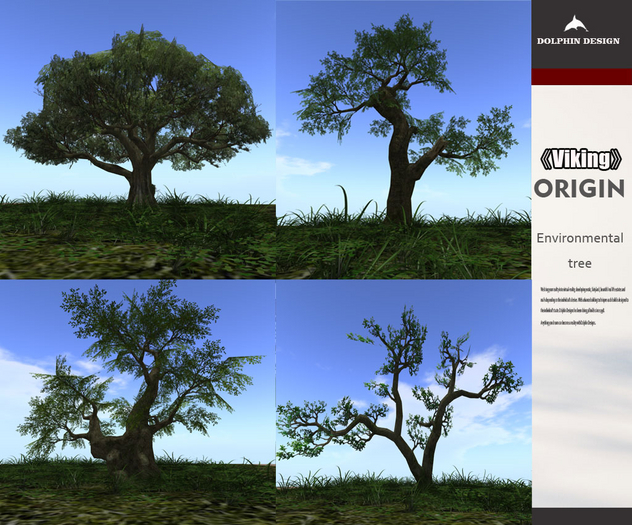 [Dolphin Design] Viking Environmental tree set