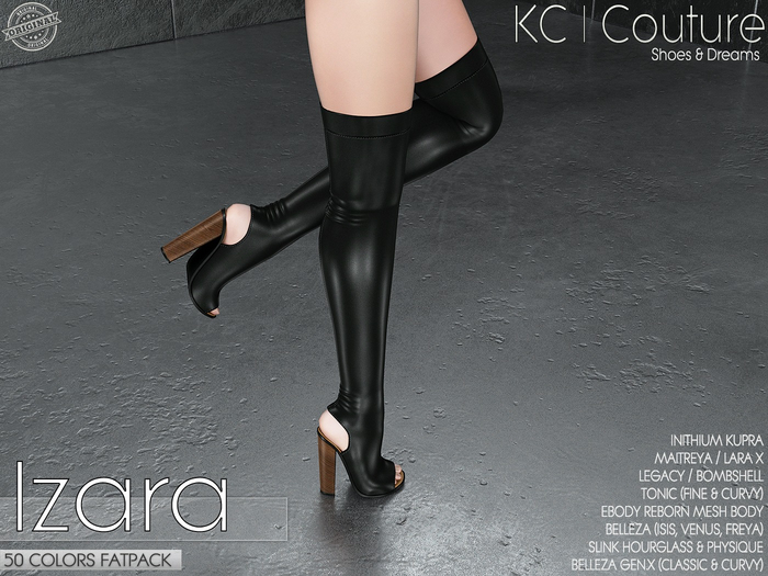 -KC- IZARA BOOTS / 50 COLORS FATPACK