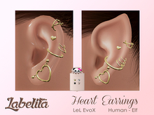 [LABELITA] Heart Earrings LeL EvoX