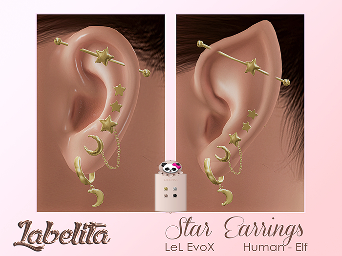 [LABELITA] Star Earrings LeL EvoX