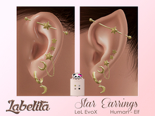 [LABELITA] Star Earrings LeL EvoX