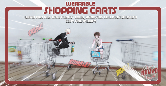NOMAD // WEARABLE SHOPPING CARTS // FATPACK