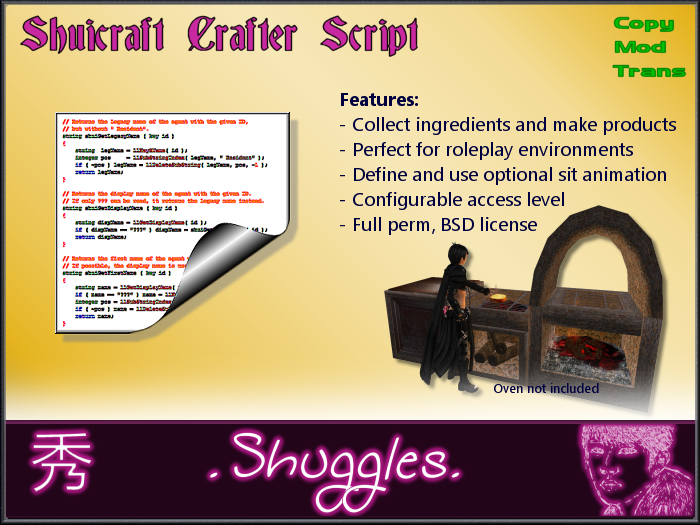 [.Shuggles.] Product Maker