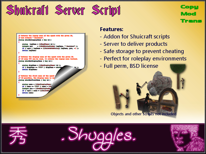 [.Shuggles.] Shuicraft Server FULL PERM