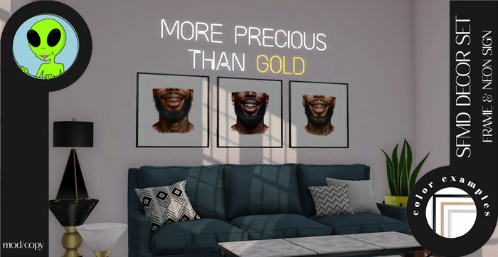 Gnarly. - SFMD Decor - Black Frame Set