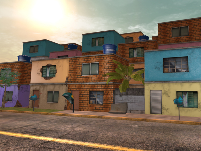  Slum House  - Decorative Mesh - Low prim - Barraco de Favela