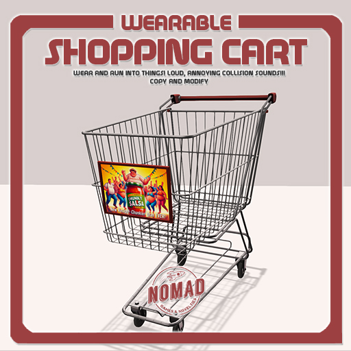 NOMAD // Shopping Cart // Red (Add+Turn off AO)
