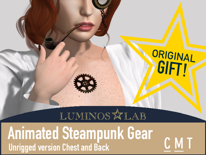 LL Animated Steampunk Gear