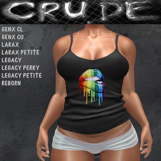 Rainbow Lips Women's Tank Top (WT1)  <Wear Me>