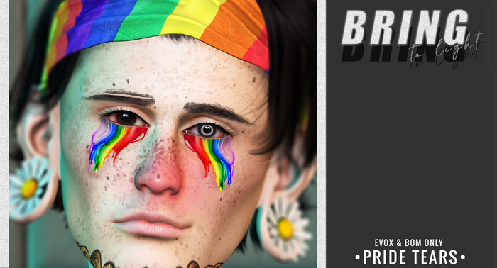 [BTL Tattoos] - Pride Tears [ADD TO UNPACK]