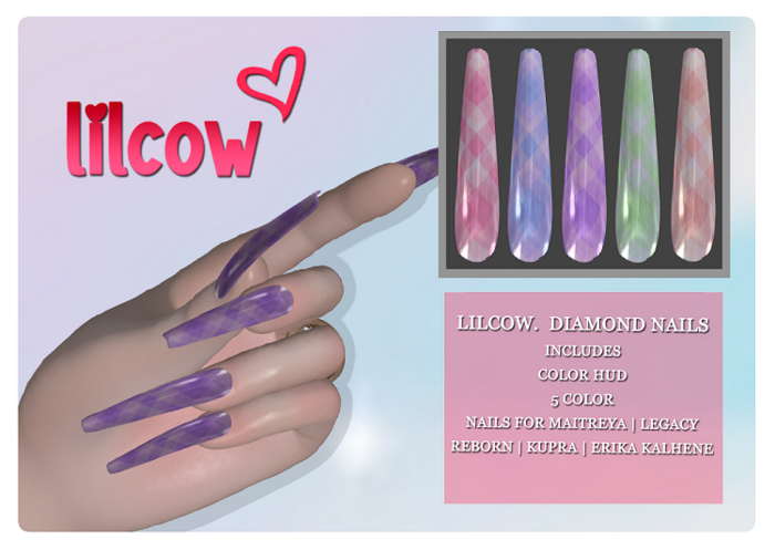.:LILCOW:. DIAMOND NAILS 