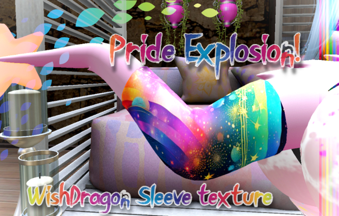 Happy Wolf Tidbits~WishDrag.PrideSleeve