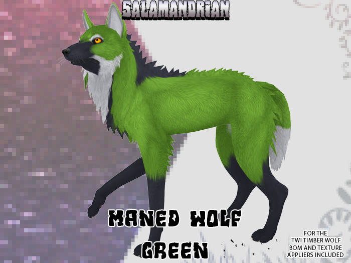 [sala] Maned Wolf - Green