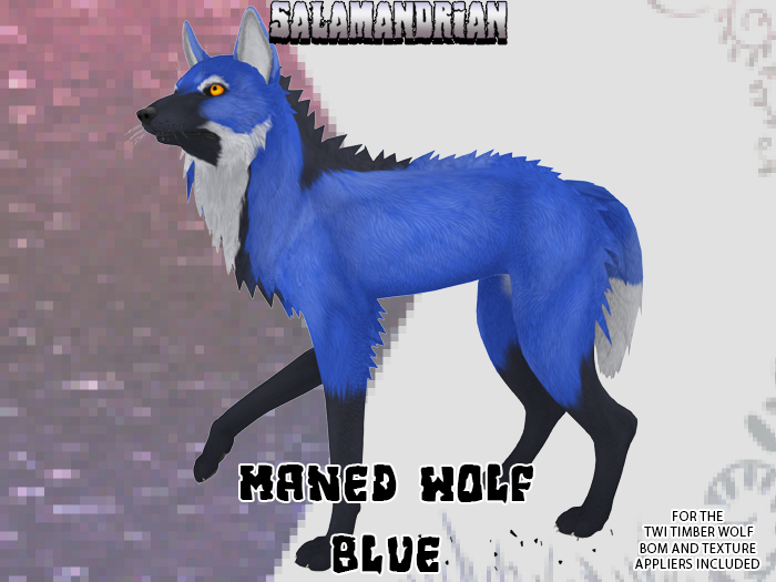 [sala] Maned Wolf - Blue