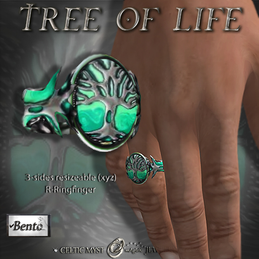::Updated:: ** TREE OF LIFE ** Mens Ring
