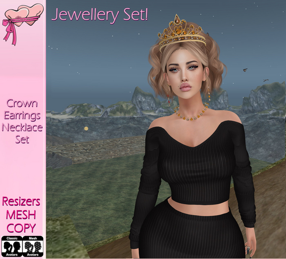 .Princess Stuff. [Gems & Stones] Set *Bronze*