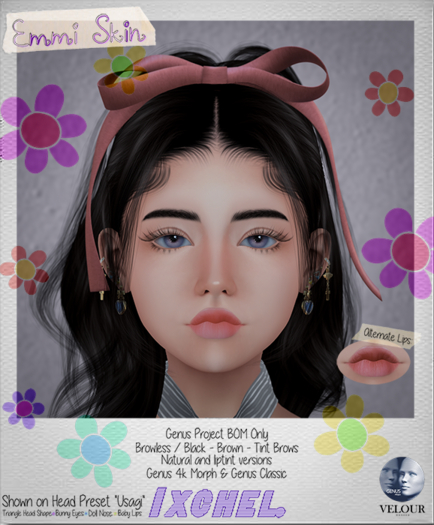 IXCHEL. - Emmi Skin - GENUS BOM - FATPACK