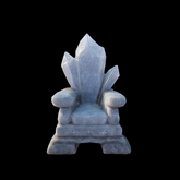 {S} Full Perm Quartz Crystal Throne