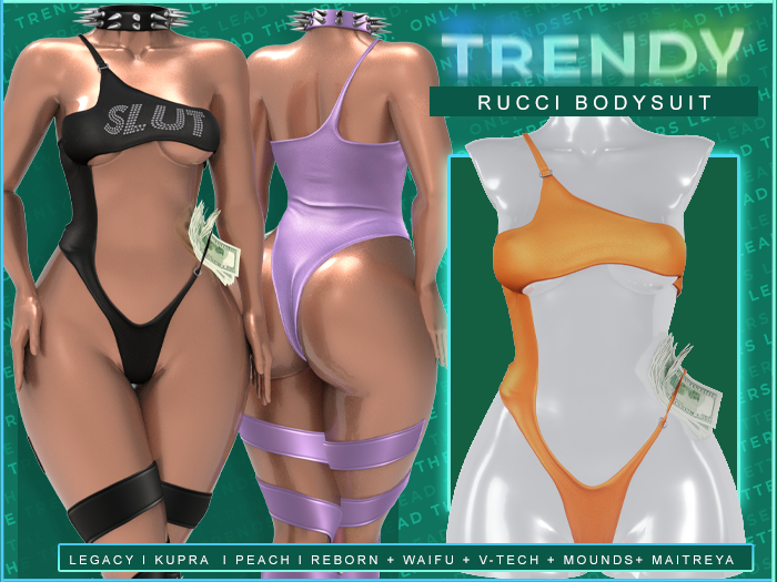 [TRENDY] Rucci Bodysuit - Orange