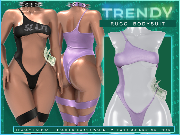 [TRENDY] Rucci Bodysuit - Lavender