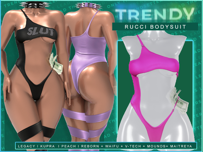 [TRENDY] Rucci Bodysuit - Hot Pink 