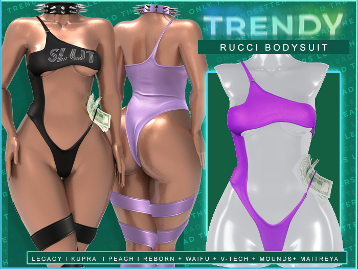 [TRENDY] Rucci Bodysuit - Grape