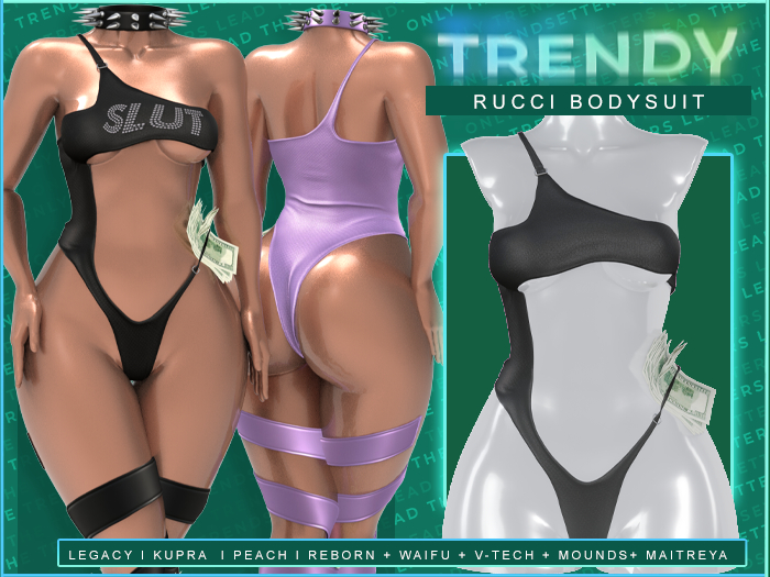 [TRENDY] Rucci Bodysuit - Black 