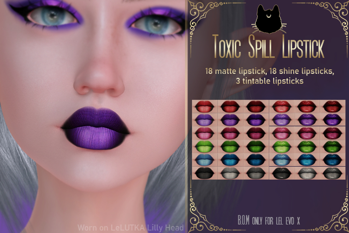 *K* Toxic spill lipstick