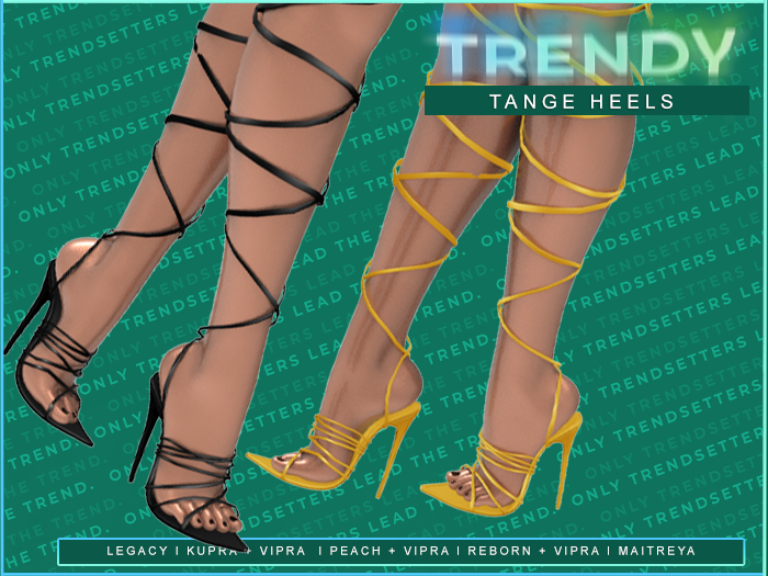 [TRENDY] Tange Heels - FATPACK