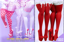 #Mewsery Chiyobae Heels{Ruby}