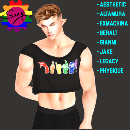 ASL Pride Crop Tank