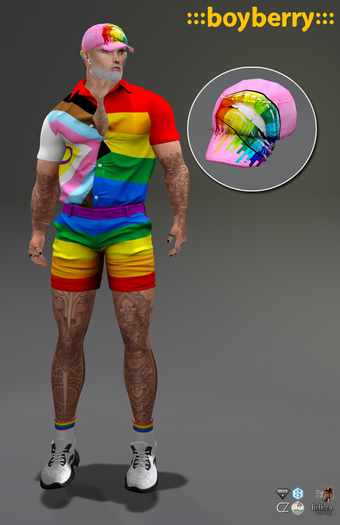 boyberry Pride Shorts Outfit