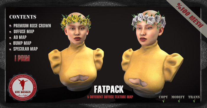 (Efe Design) Premium Rose Crown Fatpack Fullperm