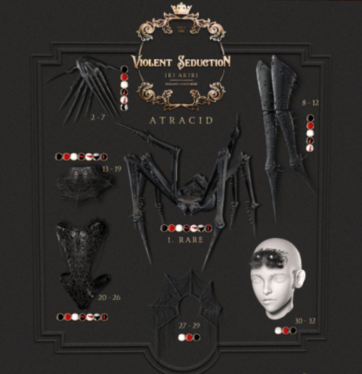 Violent Seduction - Atracid Spider RARE