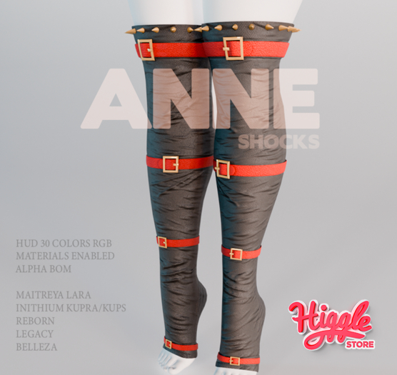 [HIGGLE] Anne Socks - 30 Colors - GIFT