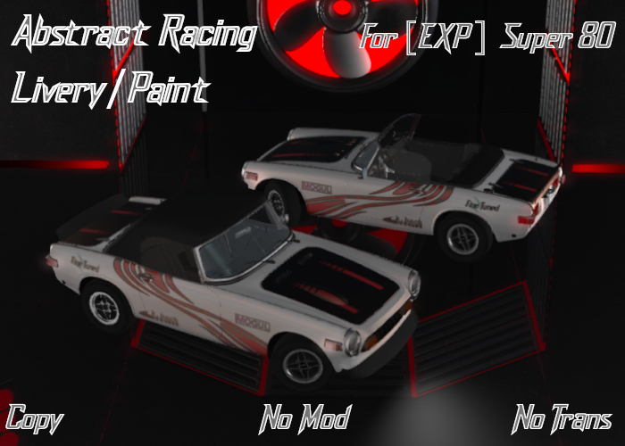 EXP Super 80 Abstract Racing Livery
