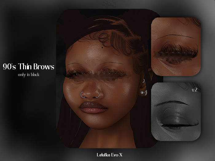 90's Thin Brows!