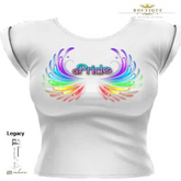 PRIDE Week Wings Cuff Tees Women Legacy Maitreya Reborn - BOXED (add)