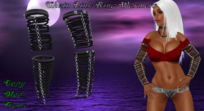 Chain Link Ring Warmers
