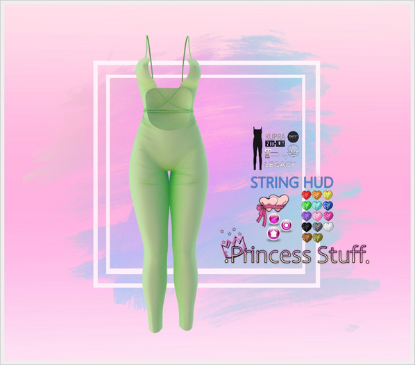 .Princess Stuff. [Skintight Bodysuit] *Lime*