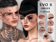 .:Jen'aam:.Virus Tattoo-Unisex-Evox