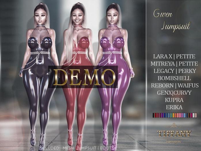 ::TD:: Gwen Jumpsuit [Mesh] DEMO + Lara X