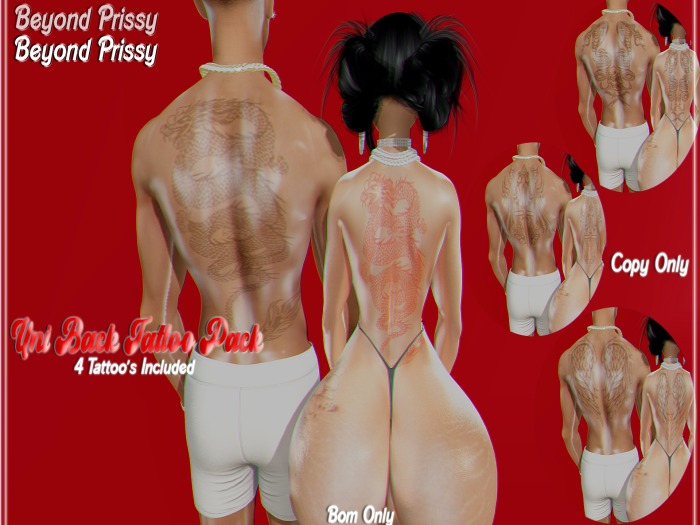 //Bp Uni Back Tattoo Pack  - Add To Unpack