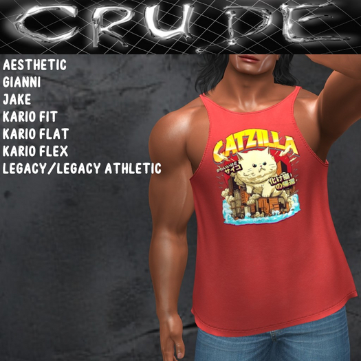 Catzilla Men's Tank Top (MT1)  <Wear Me>