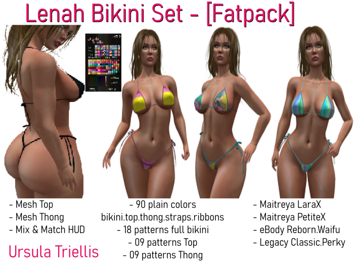 5604 Lenah  Bikini Set - [Fatpack]