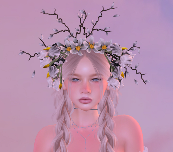 *LODE* Head Accessory - Iris [white]