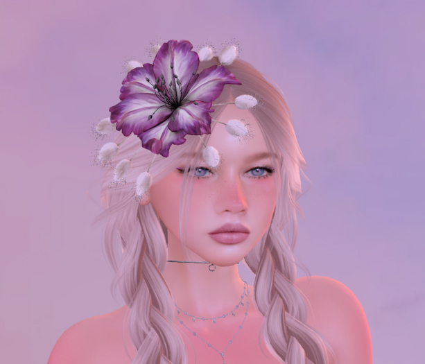 *LODE* Head Accessory - Pine Single Flower [magic]