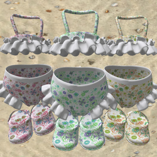 Shadowcat Summer Floral Swimsuit Sets (3) 